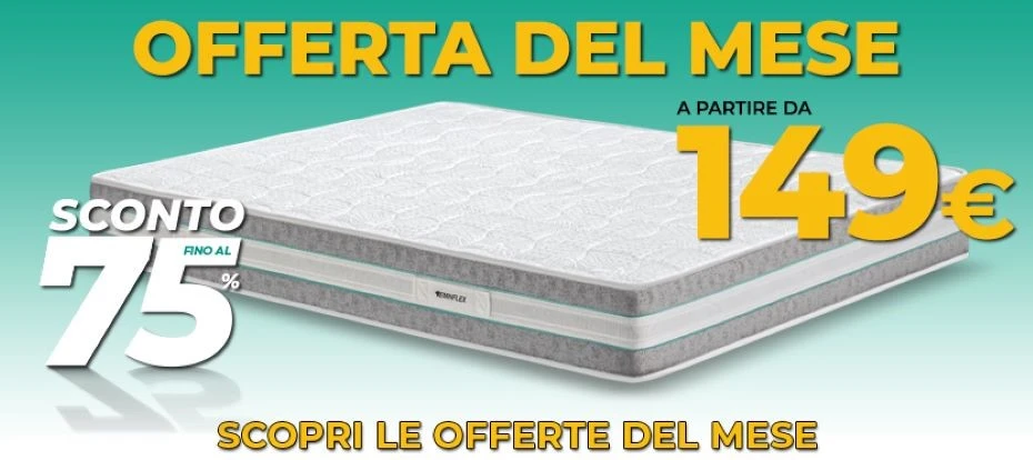Offerta Tv Materasso Eminflex